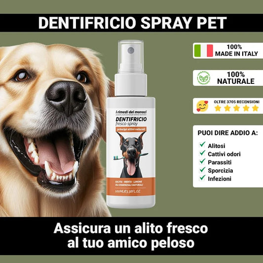 Dentifricio Spray Per animali domestici 100 ml