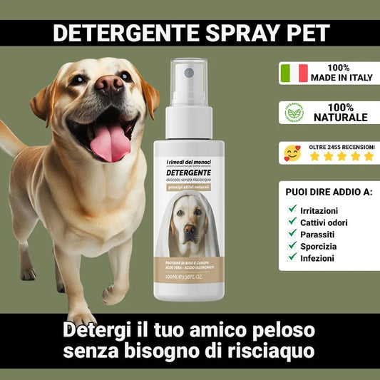 Detergente Senza Risciacquo Per animali domestici 100 ml